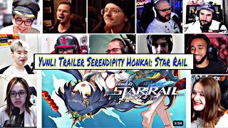 Yunli Trailer Serendipity REACTION MASHUP Honkai Star Rail [upl. by Hazrit]