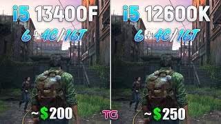 Core i5 13400F vs Core i5 12600K  Test in 10 Games [upl. by Paquito]