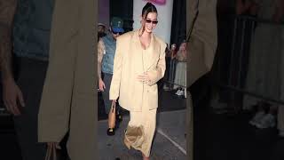 Hailey Bieber’s Pregnancy Style Under the Spotlight Are Her Shoes Too Risky justinbieber [upl. by Anirod]