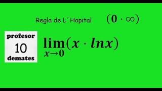 regla de L´Hopital 12 límites de funciones indeterminaciones [upl. by Rodina]