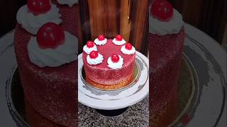 Red velvet cake  Red velvet cake design shorts cake shortfeed trendingshorts trendingvideo [upl. by Ytsud]