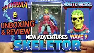 UNBOXING amp REVIEW Masterverse SKELETOR Wave 9 New Adventures Masters of the Universe Action Figure [upl. by Nordgren]