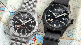 The New Most Attainable GMT From Seiko  Seiko 5 Field GMT SSK023 amp SSK025 [upl. by Zsazsa]