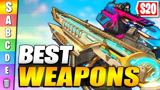 RANKING The BEST WEAPONS In Apex Legends Season 20 Tier List [upl. by Eimot466]