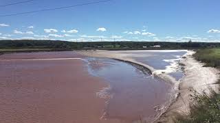 Bay of Fundy Tidal Bore Truro Nova Scotia Canada [upl. by Nisbet403]