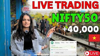 Live Nifty Intraday Trading  Option Buying Scalping  Profit 40000 [upl. by Ahsiel]