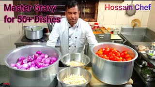 Master Gravy for 50 Dishes  How to make gravy  Gravy tutorial  Hossain Chef [upl. by Jeno76]