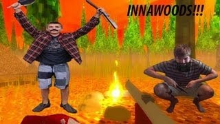 BEST SURVIVAL GAME  Innawoods Gameplay Download link [upl. by Ahsiner906]