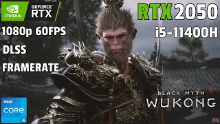 Black Myth Wukong On RTX 2050 i511400H  144hz  DLSS  FRAMERATE  1080p 60 FPS  Elder Jinchi [upl. by Bravar515]