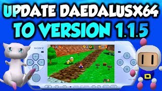 PSP DaedalusX64 Update 115 Any Changes N64 Emulator [upl. by Arualana467]