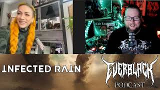 Lena Scissorhands from INFECTED RAIN talks Time Vocal Abilities and 70000 Tons of Metal [upl. by Bove]