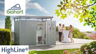 Biohort Garden Shed HighLine® [upl. by Attenev]