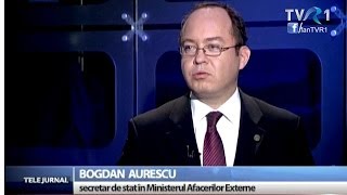 Interviu cu Bogdan Aurescu cel care a câştigat pentru România procesul cu Ucraina [upl. by Lauretta]