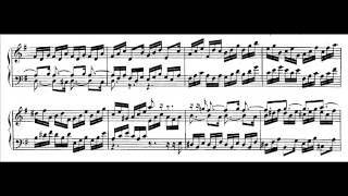 Hamelin plays Bach  Gigue from French Suite No 5 Audio  Sheet music [upl. by Karee]