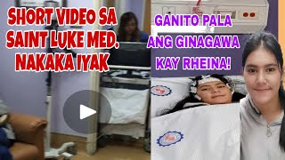 SAINT LUKE SHORT VIDEO  NAKAKA IYAK ISA SA SESSION SA GAMUTAN NI RHEINAofw [upl. by Cohdwell]