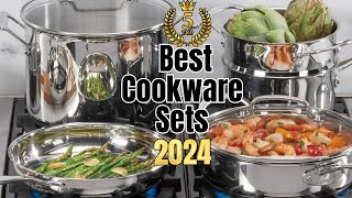 The 5 Best Cookware Sets of 2024 🏆 Cookware Sets [upl. by Morita]