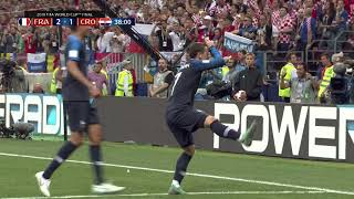 4K UHD 2160p  3rd goal Fifa WC 2018 Final  Antoine Griezmann [upl. by Berey]