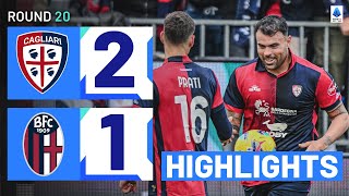 CAGLIARIBOLOGNA 21  HIGHLIGHTS  Huge comeback win for the Sardi  Serie A 202324 [upl. by Sherline]