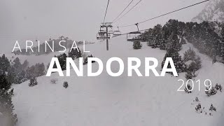 Arinsal Andorra 2019 Snowboarding amp Skiing [upl. by Capone]