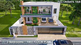 Explore a STUNNING 3Bedroom Modern Home with a Pool [upl. by Jan]