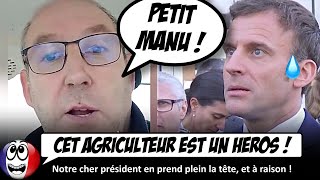 Énorme COUP DE GUEULE dun agriculteur contre Macron Ébouriffant [upl. by Peg]