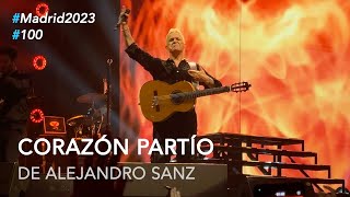 Alejandro Sanz  quotCorazón partíoquot 100 LaGira2023 Madrid [upl. by Blankenship50]