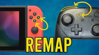 How to Remap Buttons on JoyCon amp Pro Controller via Nintendo Switch Menu  Reassign Joycon Swap [upl. by Marvel]