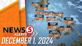 News5 Alerts  December 1 2024  1100 AM [upl. by Enrev]