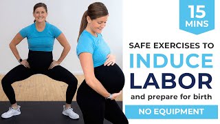 15Minute Labor Inducing Workout Prepare for Labor  Delivery [upl. by Yhpos]