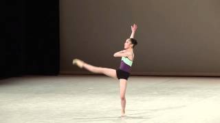 Aya Watanabe  2014 selections contemporary variation [upl. by Auginahs461]