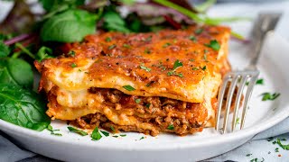 Easy Homemade Lasagne Recipe  Perfect Family Comfort Food [upl. by Suneya]