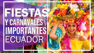 TOP 7 FIESTAS TRADICIONALES DEL ECUADOR [upl. by Emmanuel]