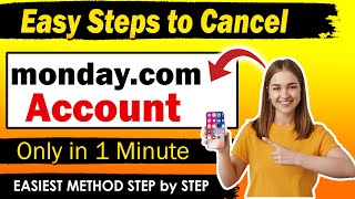 How to delete mondaycom account  cancel mondaycom  cancel monday Subscription [upl. by Enialb]