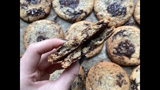 The best brown butter chocolate chip cookies of all time Easy step by step tutorial Enjoy [upl. by Fairley]