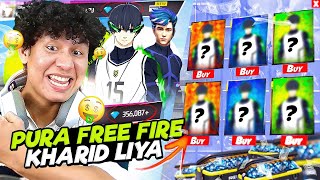 Buying Everything From Free Fire Store 💎 Solo Vs Squad with Blue Lock  Tonde Gamer [upl. by Siravrat]