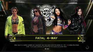 WWE 2K22 114 PC Mandy Rose vs Kay Lee Ray vs Cora Jade vs Io Shirai [upl. by Lyndon]