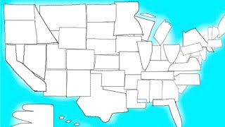 European Draws US States From Memory [upl. by Eimile322]