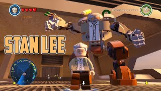 Lego Marvel Super Heroes Level 7 Bifrosty Reception  FREE PLAY Minikits and Stan In Peril  HTG [upl. by Nref]