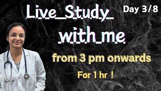 Shades of AIIMS is live  Study with me Day 3 [upl. by Relyt288]