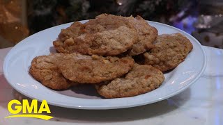 Make Millie Peartree’s pear tree oatmeal cookies l GMA [upl. by Aivatnuhs983]