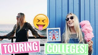 Touring Colleges in Los Angeles  UCLA USC Pepperdine LMU Occidental  Claremont Schools [upl. by Lertsek]