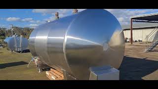 VAT 673 STAINLESS STEEL TANK 11600lt [upl. by Bronez]