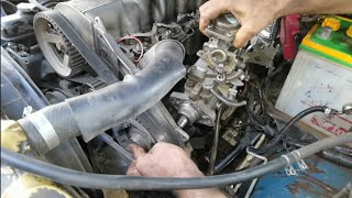 Mitsubishi pajero 4d56 engine fuel pump remove and installed [upl. by Gaile766]