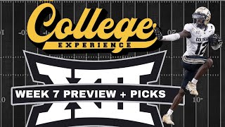 Big 12 Week 7 College Football Best Bets [upl. by Sehguh]