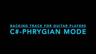 C Phrygian Mode Guitar Backing Track Jam Practice for Guitar [upl. by Wiskind]