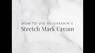 How to Use Rejûvaskin Stretch Mark Cream [upl. by Assirol580]