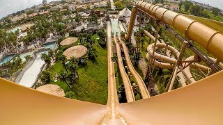 EUROPES TALLEST WATER SLIDE Captain Spacemaker at Aqualandia Jesolo Onride POV [upl. by Morse]