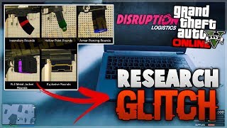 GTA 5 Online  BUNKER RESEARCH GLITCH  Pick amp Fast Track ANY Research Items For 45K [upl. by Huggins]