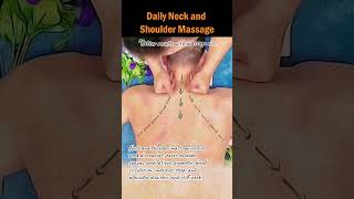 Daily Neck and Shoulder Massage neckmassage shouldermassage dailymassage headacherelief [upl. by Chaffee]