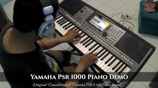 Yamaha PSR 1000 Piano Demo [upl. by Trebma]